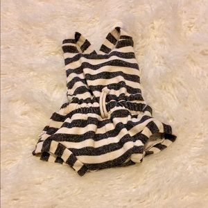 Childhoods clothing 6-12M stripped romper
